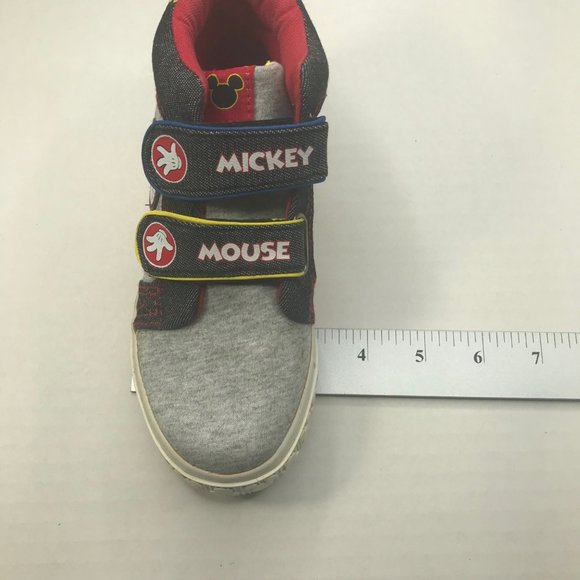 Disney Mickey Mouse Children's High Top Shoes Size 11 Very Good Used Condition - Picture 11 of 11